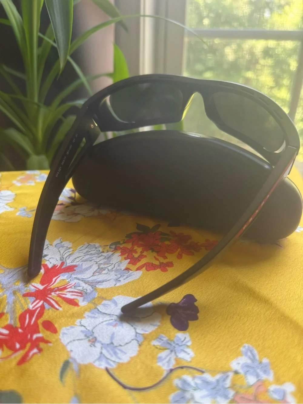 Prada Matte Black Sunglass with Dark Lenses
